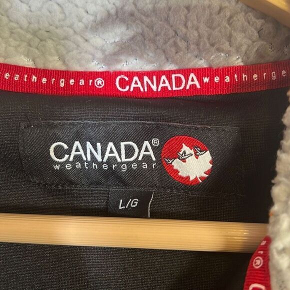 Canada Weather Gear Women's Full Zip Aztec Printed Sherpa‎ NWT women Large - Picture 6 of 8